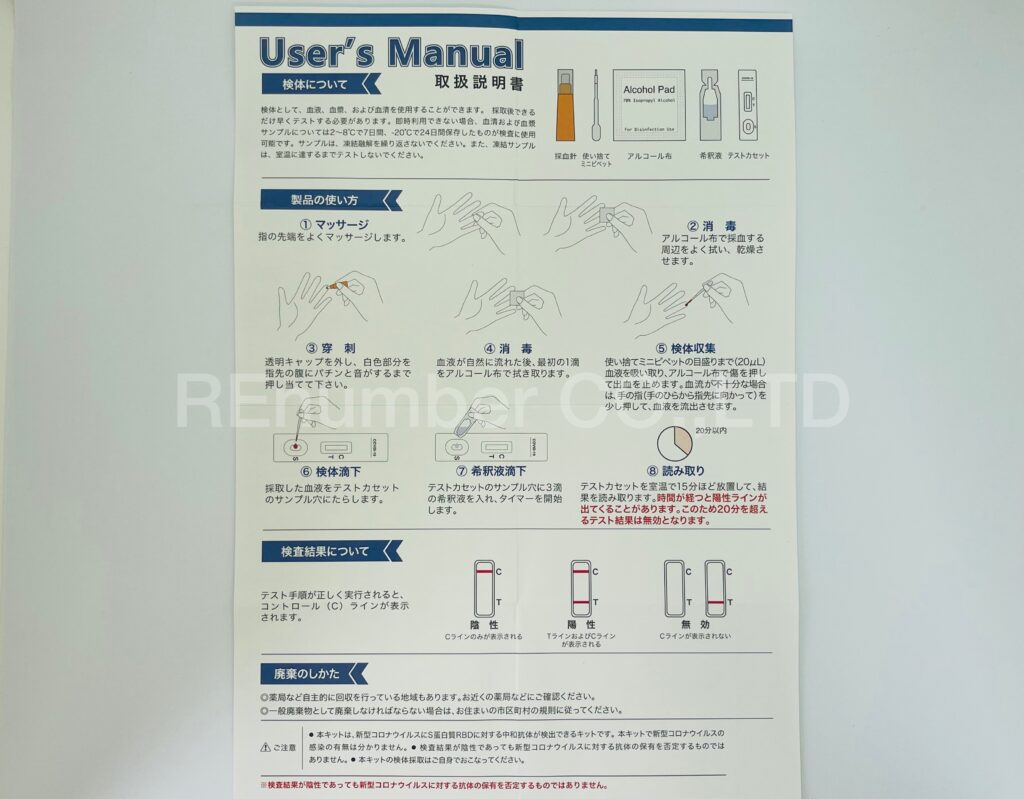 中和抗体検査キット